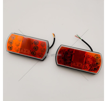 Světla zadní LED 3-funkce sada 12/24V sada 2ks levá + pravá
