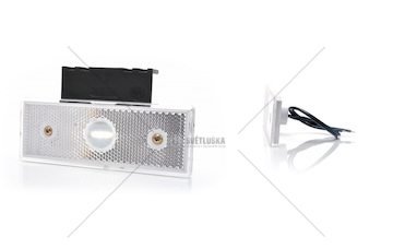 Světlo obrysové LED bílé 12-24V WAS W201 1414