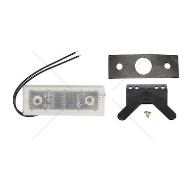 Světlo obrysové LED bílé 12-24V WAS W202 1417