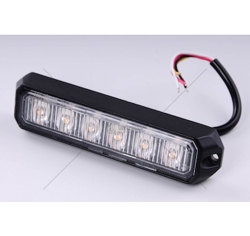 Světlo výstražné LED oranžové PREDATOR 6*3W