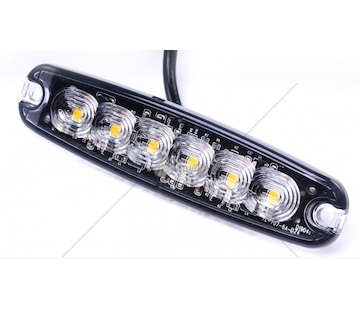 Světlo výstražné LED oranžové PREDATOR 6LED*3W