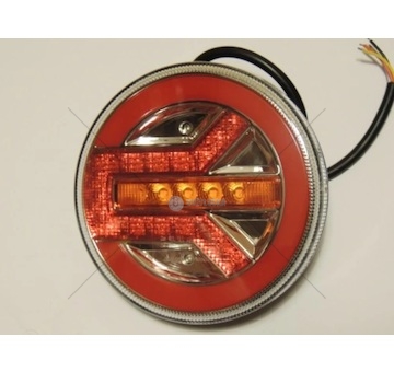 Světlo zadní 40 LED 3-funkce levá 12/24V s neonovým pozičním světlem