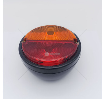 Světlo zadní dvoudílné kulaté pravé -  kovové