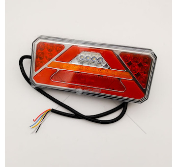 Světlo zadní LED 5-funkcí levé 12/24V s dynamickým ukazetelem směru jízdy