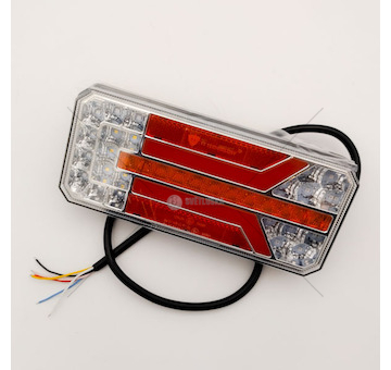 Světlo zadní LED 5-funkcí pravé 12/24V s dynamickým ukazetelem směru jízdy
