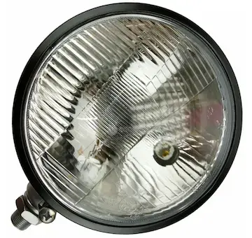 Světlomet asymetrický modrá krabice kov., levý | 97-6713W