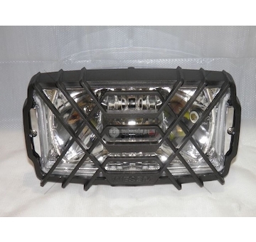 Světlomet dálkový obdélníkový 220*123MM CHROM. WESEM 5HP265.86/C