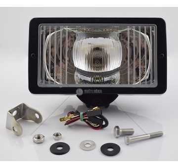 Světlomet dálkový obdélníkový BEZ ZAR.ZELMOT WESEM 662-0662.43300