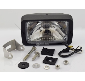 Světlomet dálkový obdélníkový bílý WESEM WESEM 3HP160.63