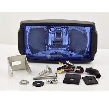 Světlomet dálkový obdélníkový modrý WESEM WESEM 5HP407.86