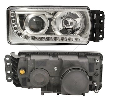 Světlomet hlavní /h7+led/ s denním svícením, mechanický p iveco stralis od 02.2002 0200381_A
