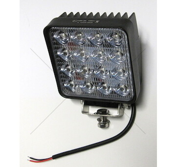 Světlomet pracovní 9v-32v 48w 16xled 3100lm 110x110mm jgw161_A