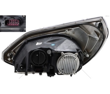 Světlomet Setra série 500 pravý Tangde YG-01-490R