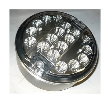 Svítilna 3-dílná kulatá čirá  LED Dasteri