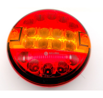 Svítilna 3-dílná kulatá LED Dasteri