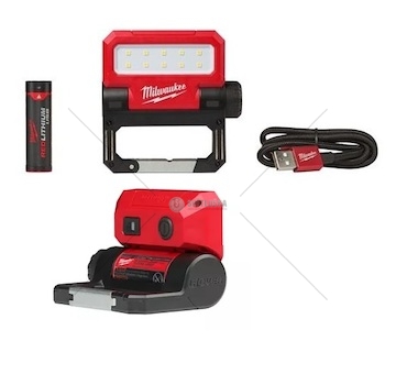 Svítilna dílenská aku l4ffl-301 4v/550 lm, 10xled/usb port,l4b2 baterie,usb kabel,blistr 4933479766_A