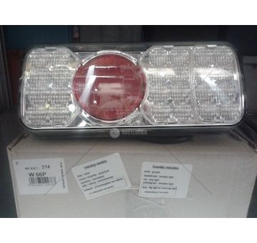 Svítilna kompletní 4-SEGM. pravá diodová  W66P/314