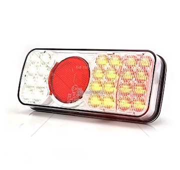 Svítilna kompletní 4-SEGM. pravá diodová WAS W66P/315