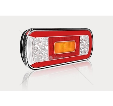 Svítilna kompletní 6-funkcí mlhovka+SPZ LED 12/24V  FRISTOM FT-130LED/PM