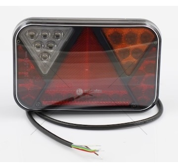 Svítilna kompletní LED 12-24V 5-funkce pravá FRISTOM FT-270PNTLEDCOF