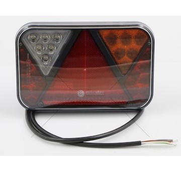 Svítilna kompletní LED 12-24V 5-funkce pravá FRISTOM FT-270PTBLEDCOF