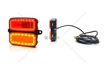 Svítilna kompletní  LED zadní 12-24V 4- funkční WAS 1482