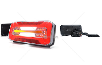 Svítilna kompletní LED zad 12V pravá WAS W185/1304DDPO12