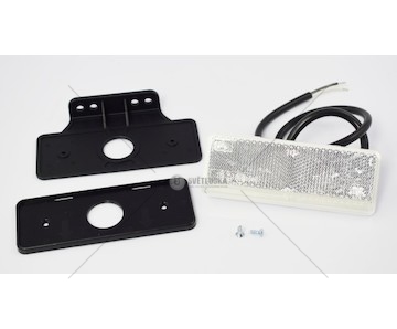 Svítilna kompletní obrysová bílá 12-24V PASEK 0,5M HORPOL LD2509