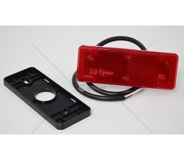 Svítilna kompletní obrysová červená 12-24V PASEK 0,5M HORPOL LD2486