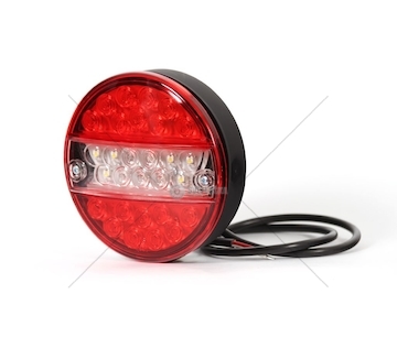 Svítilna kompletní přívěsný vozík kulatá 24V WAS W59D/292