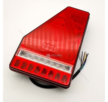 Svítilna LED sdružená LEVÁ 5- funkcí s trojúhelníkem, 12/24V