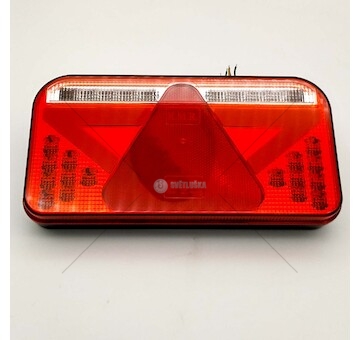 Svítilna LED sdružená LEVÁ 5-funkcí s trojúhelníkem a osvětlením SPZ 256x130
