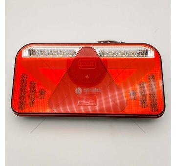 Svítilna LED sdružená PRAVÁ 5-funkcí s trojúhelníkem a osvětlením SPZ 256x130