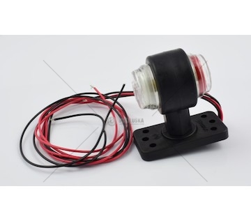 Svítilna obrysová bílo-červená krátká LED ERMAX 098241014