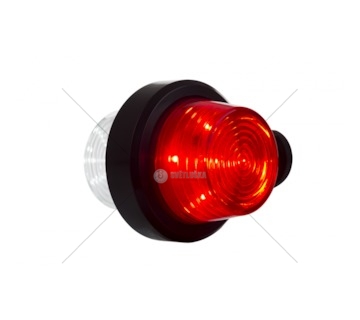 Svítilna obrysová bílo - červená LED 12/24V HORPOL LD2564