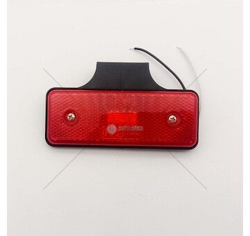 Svítilna obrysová červená LED s držákem