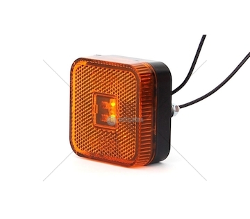 Svítilna obrysová čtvercová žlutá LED 302 WAS W63/302