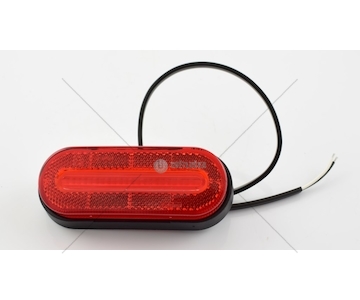 Svítilna obrysová diodová 12-36V červená FRISTOM FT-070CLED
