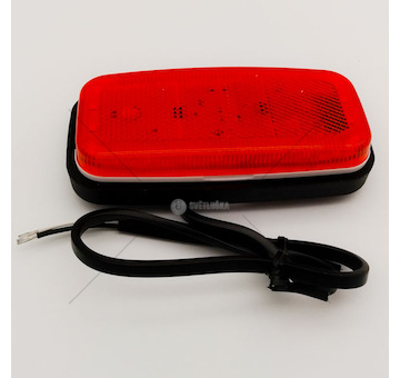 Svítilna obrysová diodová 12-36V červená FRISTOM FT-075CLED