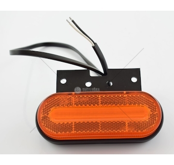 Svítilna obrysová diodová 12-36V žlutá FRISTOM FT-070Z+KLED