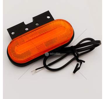 Svítilna obrysová diodová 12-36V žlutá FRISTOM FT-070Z+KLED