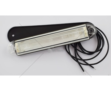 Svítilna obrysová diodová bílá 12/24V SLIM HORPOL LD2332