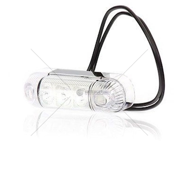 Svítilna obrysová diodová bílá 3 LED WAS W61/283