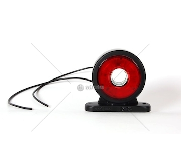 Svítilna obrysová diodová bílá/červená 12-24V WAS W56WW/516BC