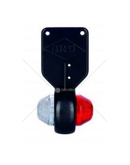 Svítilna obrysová diodová bílo-červená závěsná HORPOL LD368