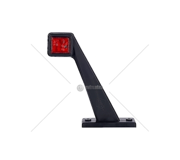 Svítilna obrysová diodová bílo-červená zkosená HORPOL LD442/P