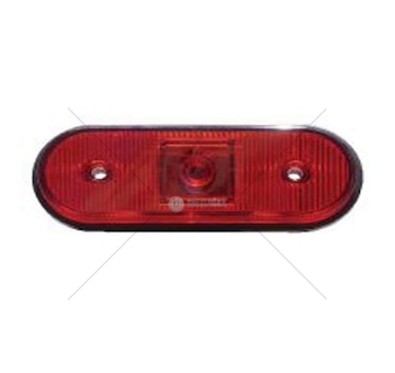 Svítilna obrysová diodová červená 119X48,50  0653LUS
