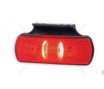 Svítilna obrysová diodová červená 12/24V s odrazem HORPOL LD2221