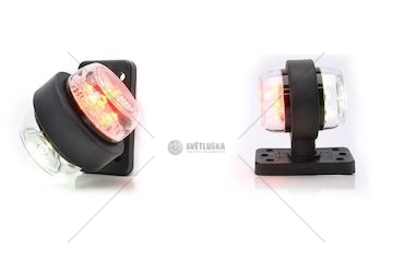 Svítilna obrysová diodová krátká zkosená WAS W74.2A