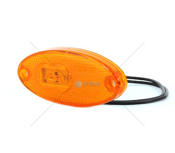 Svítilna obrysová diodová oválná žlutá WAS W65P/ZOLTA